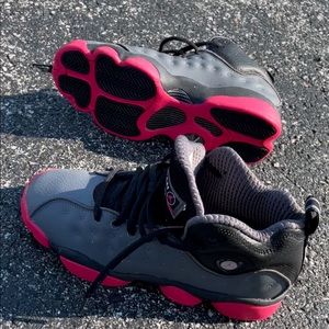 Pink, grey , black Jordan team 2